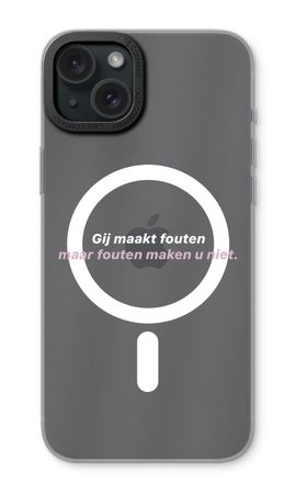 Fouten maken u niet