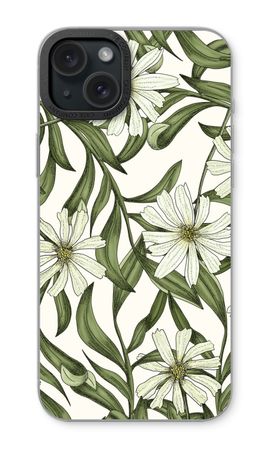 White flower pattern