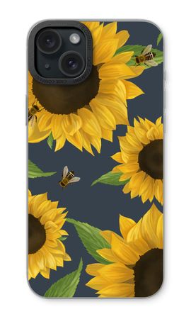 Sunflower and bees