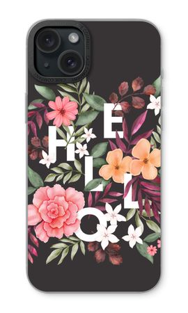 Hello in flowers