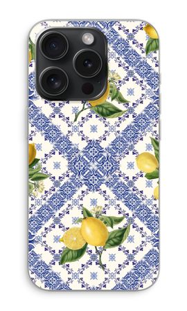 Piastrelle blu e limoni