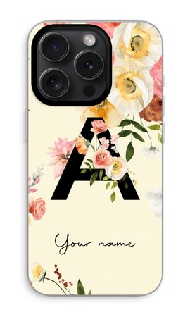 Flirty Flowers Monogram