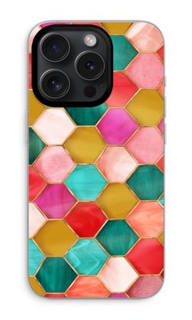 Hexagons in stained glass