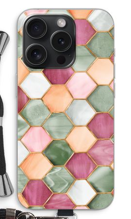 Hexagons in stained glass