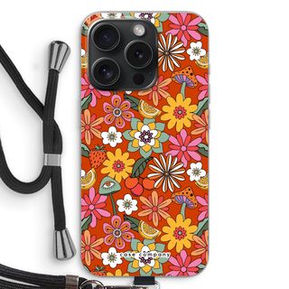 Fleurs rétro - Rouge