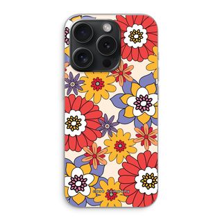 Retro Blumen - Gelb