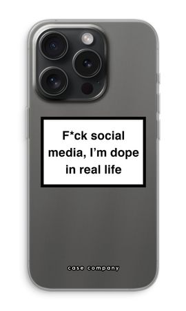 I'm dope
