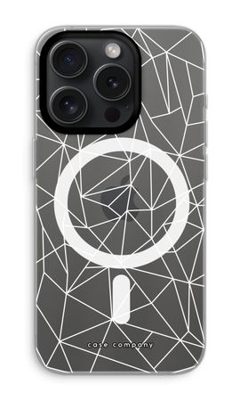 Geometric lines white