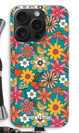 Retro Flowers N°2 - Blue