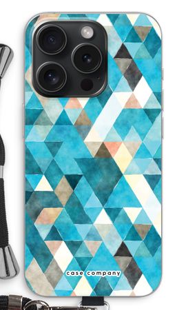 Coloured triangles blue