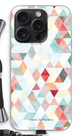 Coloured triangles pastel