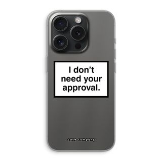 Don't need approval