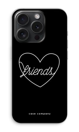 Friends heart black