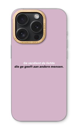 Ge verdient de liefde