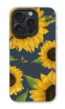 Sunflower and bees