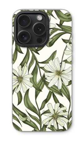 White flower pattern