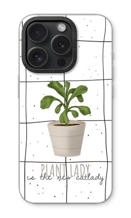 Houseplant on windowpane