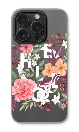 Hello in flowers