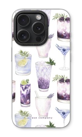 Violet cocktails