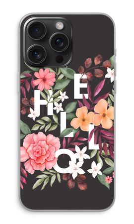 Hello in flowers