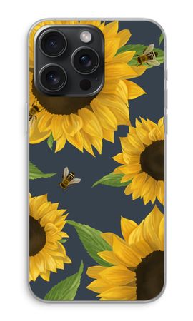 Sunflower and bees