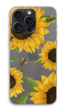 Sunflower and bees