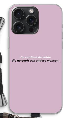 Ge verdient de liefde