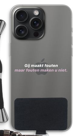 Fouten maken u niet