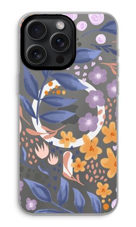 Flowers with blue leaves