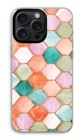 Hexagons in stained glass