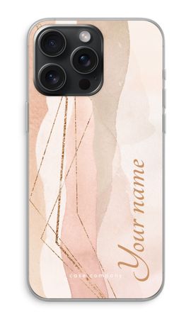 Gold Lines Namecase - Blush