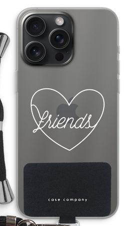 Friends heart pastel