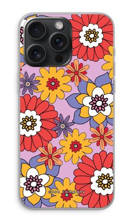Retro Flowers - Purple