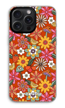 Retro Flowers - Red