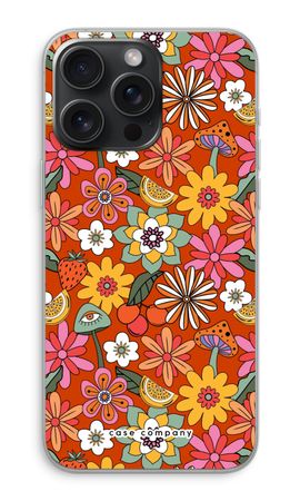 Retro Flowers - Red