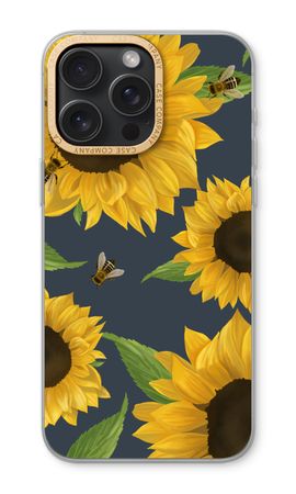 Sunflower and bees