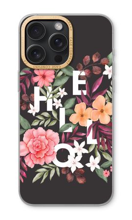 Hello in flowers