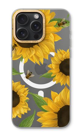 Sunflower and bees