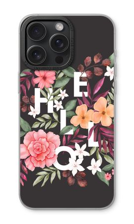 Hello in flowers