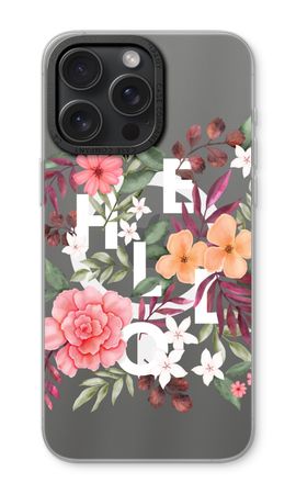 Hello in flowers