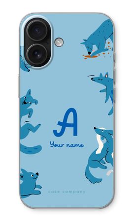 Playful Dogs Monogram