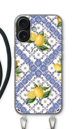 Blue tiles and lemons