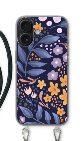 Flowers with blue leaves