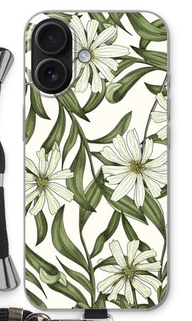 White flower pattern
