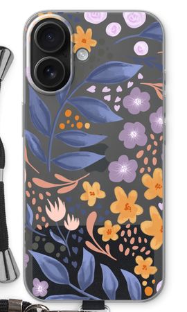 Flowers with blue leaves