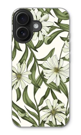 White flower pattern