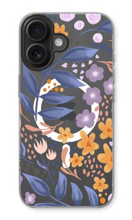 Flowers with blue leaves