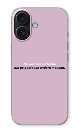 Ge verdient de liefde