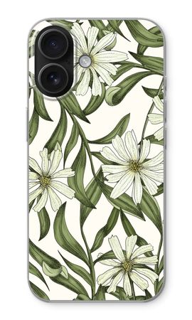 White flower pattern
