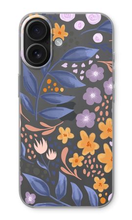 Flowers with blue leaves